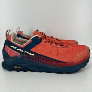 Altra Women's Sneakers Olympus 4 in Red and Blue 10.5